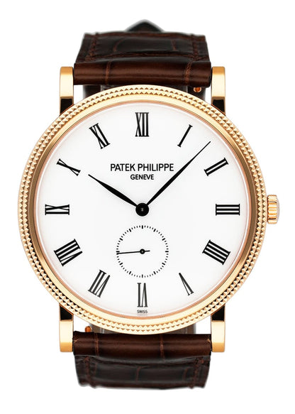 Patek Philippe Calatrava 5119R 18K Rose Gold Mens Watch With Papers - Wristwatch