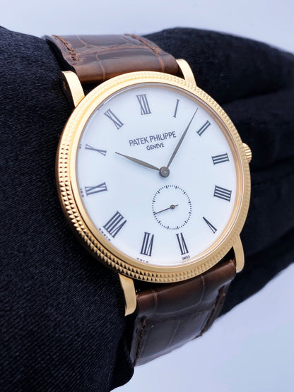 Patek Philippe Calatrava 5119R 18K Rose Gold Mens Watch With Papers - Wristwatch