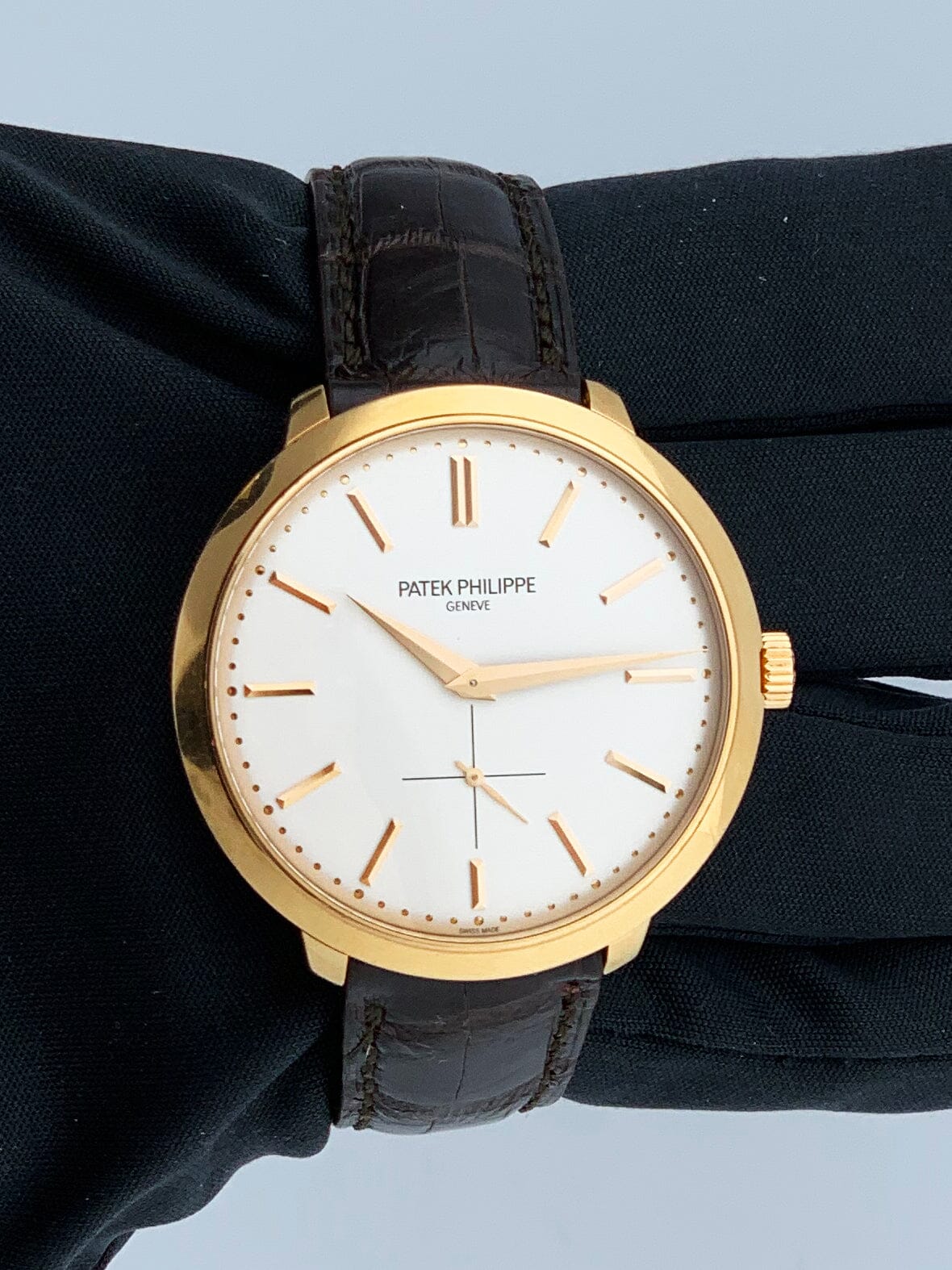 Patek Philippe Calatrava 5123R 18K Rose Gold Mens Watch With Papers - Wristwatch
