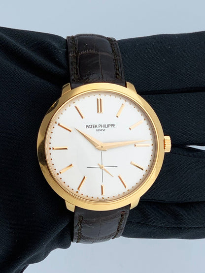 Patek Philippe Calatrava 5123R 18K Rose Gold Mens Watch With Papers - Wristwatch