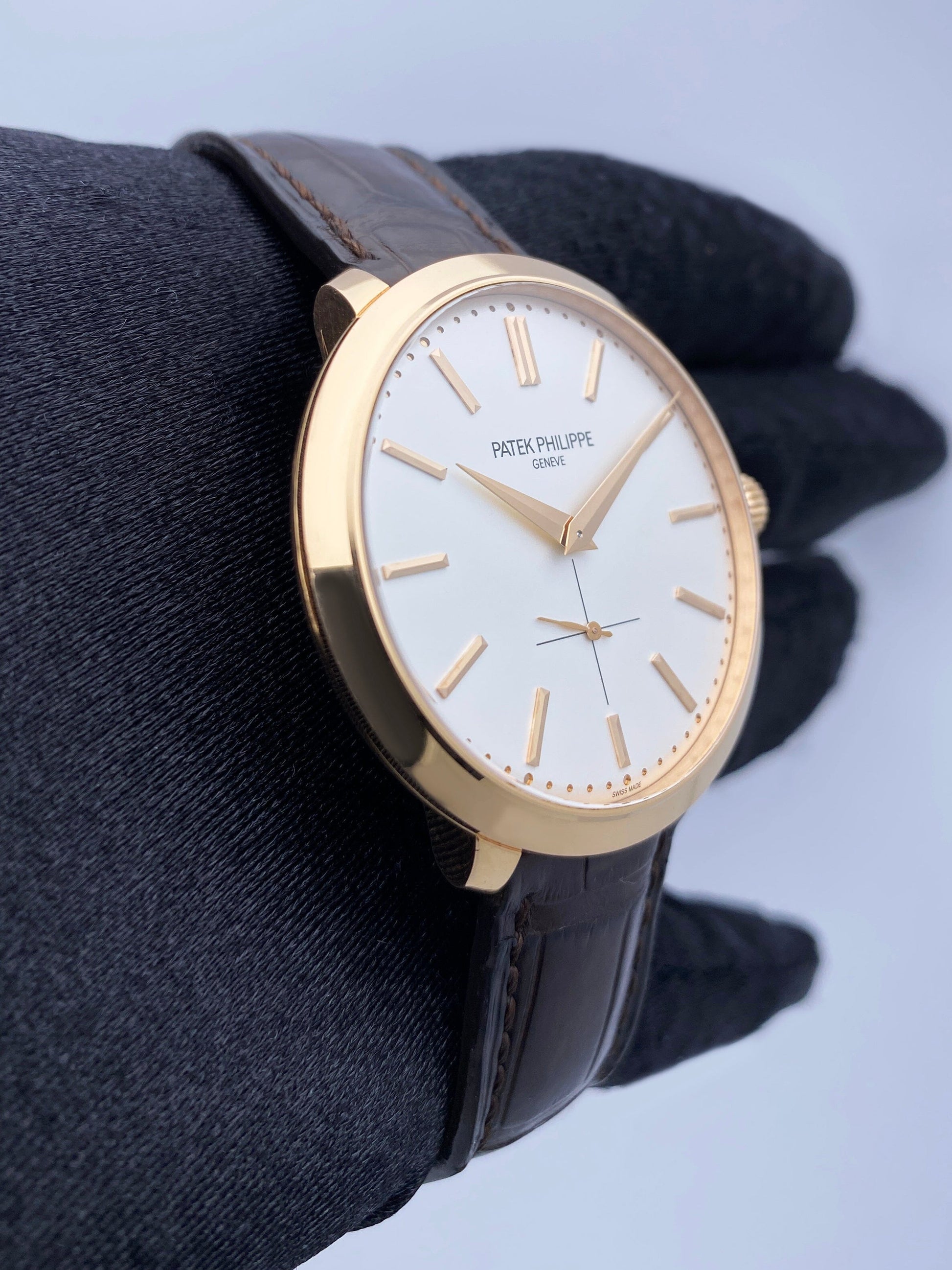 Patek Philippe Calatrava 5123R 18K Rose Gold Mens Watch With Papers - Watches