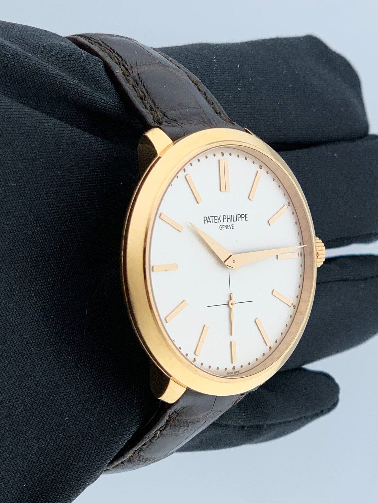 Patek Philippe Calatrava 5123R 18K Rose Gold Mens Watch With Papers - Wristwatch