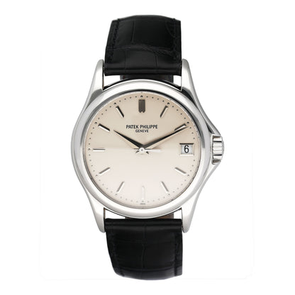 Patek Philippe Calatrava 5127G Silver Dial Mens Watch Box Papers - Watches