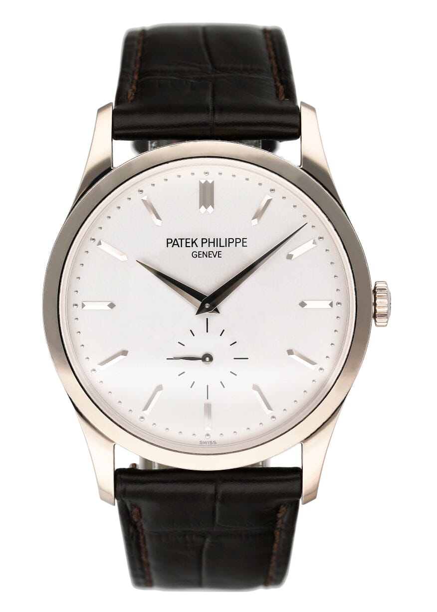 Patek Philippe Calatrava 5196G 18K White Gold Mens Watch - Wristwatch