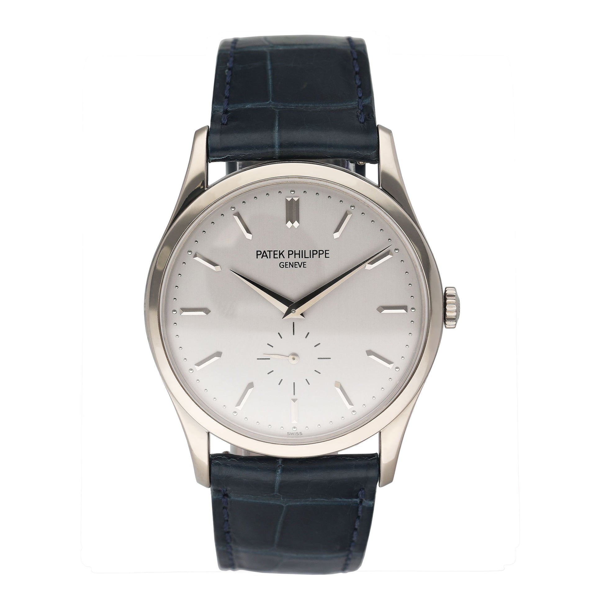 Patek Philippe Calatrava 5196G 18K White Gold Mens Watch - Watches
