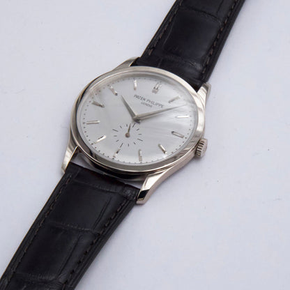 Patek Philippe Calatrava 5196G 18K White Gold Mens Watch - Wristwatch