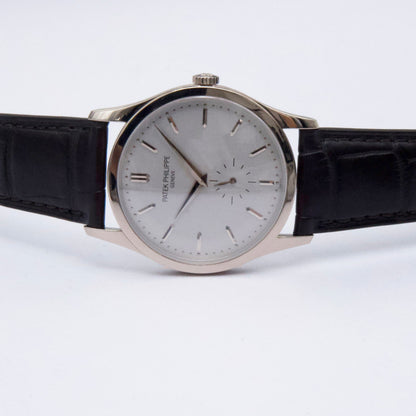 Patek Philippe Calatrava 5196G 18K White Gold Mens Watch - Wristwatch