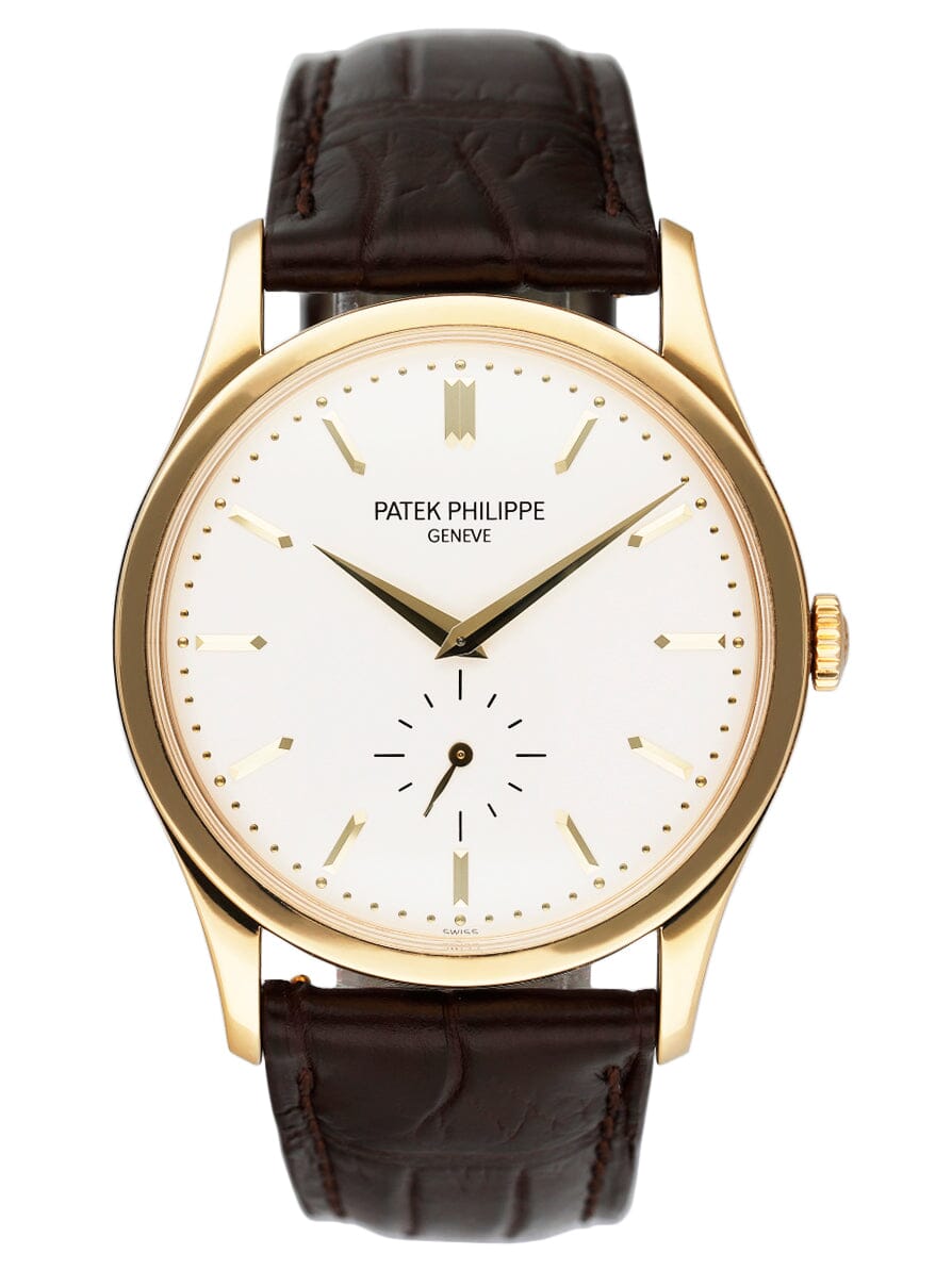Patek philippe calatrava yellow gold hotsell