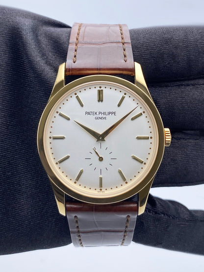 Patek Philippe Calatrava 5196J Yellow Gold Mens Watch - Watches