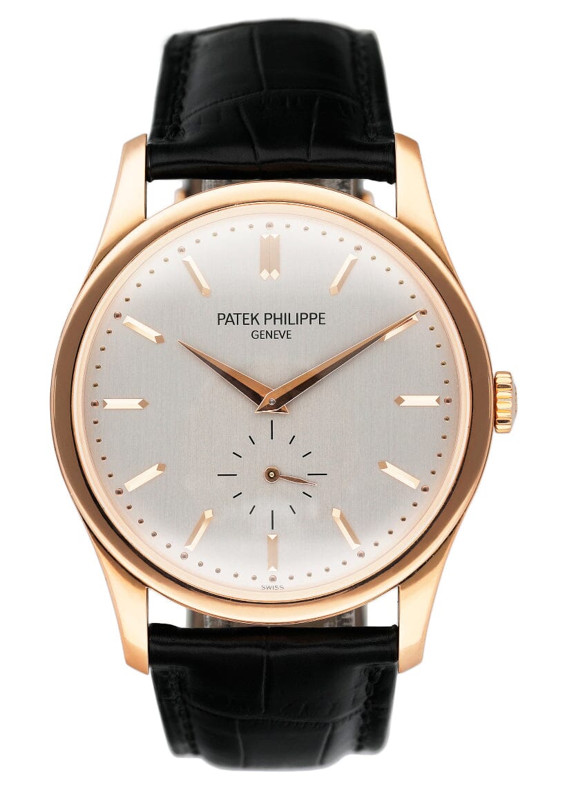 Patek Philippe Calatrava 5196R 18K Rose Gold Mens Watch - Watches