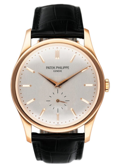 Patek Philippe Calatrava 5196R 18K Rose Gold Mens Watch - Watches