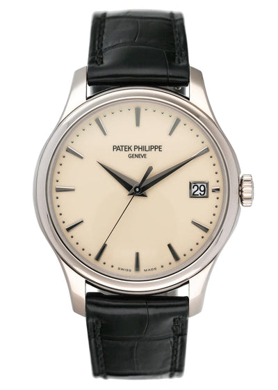 Patek Philippe Calatrava 5227G Ivory Dial 18K White Gold Mens Watch With Papers - Watches