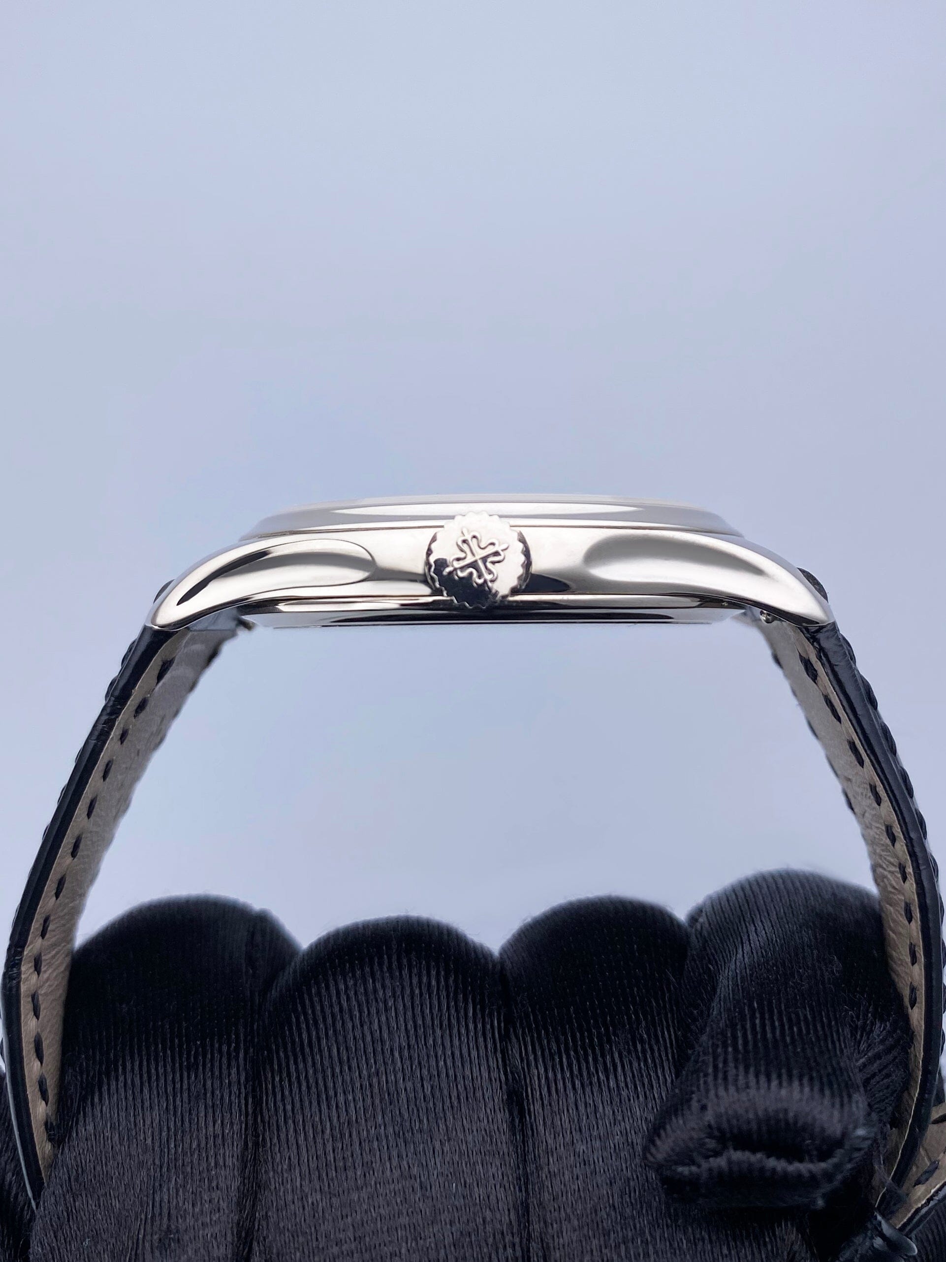 Patek Philippe Calatrava 5227G Ivory Dial 18K White Gold Mens Watch Box Papers