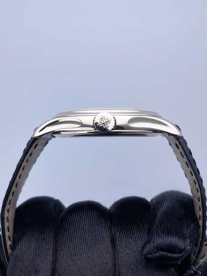 Patek Philippe Calatrava 5227G Ivory Dial 18K White Gold Mens Watch Box Papers