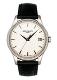 Patek Philippe Calatrava 5227G Ivory Dial 18K White Gold Mens Watch Box Papers - Watches