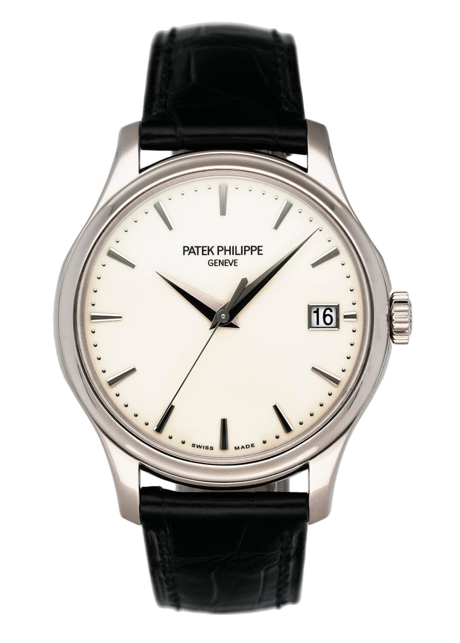 Patek Philippe Calatrava 5227G Ivory Dial 18K White Gold Mens Watch Box Papers - Watches