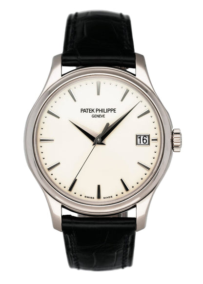 Patek Philippe Calatrava 5227G Ivory Dial 18K White Gold Mens Watch Box Papers