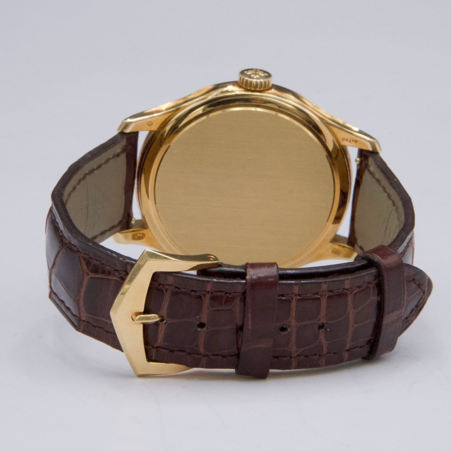 Patek Philippe Calatrava 5227J Ivory Dial 18K Yellow Gold Mens Watch Box Papers - Watches