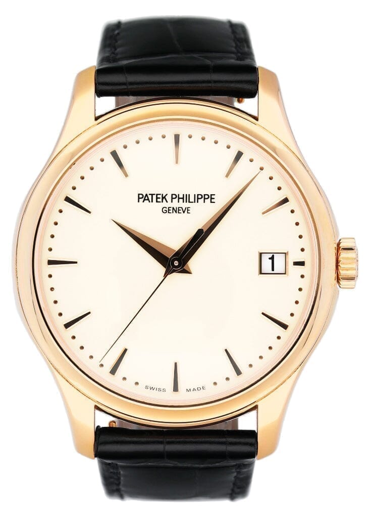 Patek Philippe Calatrava 5227R Ivory Dial 18K Rose Gold Mens Watch Box Papers - Watches