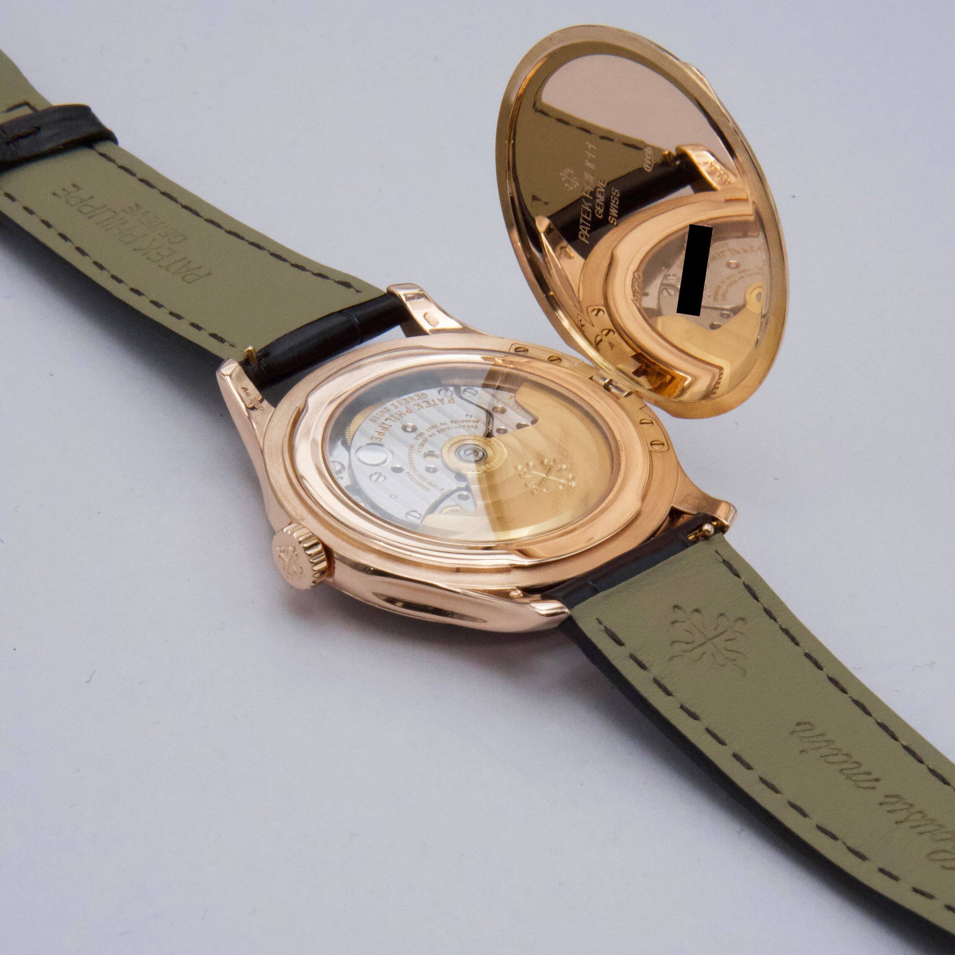 Patek Philippe Calatrava 5227R Ivory Dial 18K Rose Gold Mens Watch Box Papers - Watches