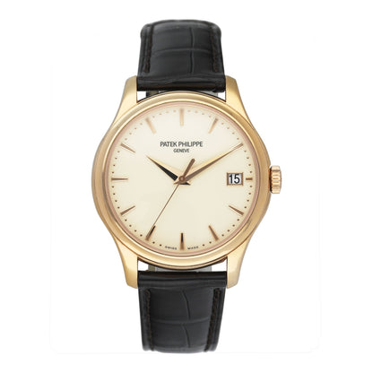 Patek Philippe Calatrava 5227R Ivory Dial 18K Rose Gold Mens Watch Box Papers - Watches