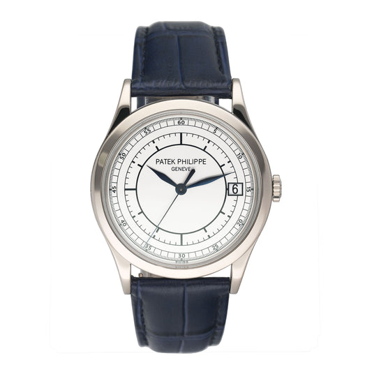 Patek Philippe Calatrava 5296G-001 Sector Dial Mens Watch With Papers