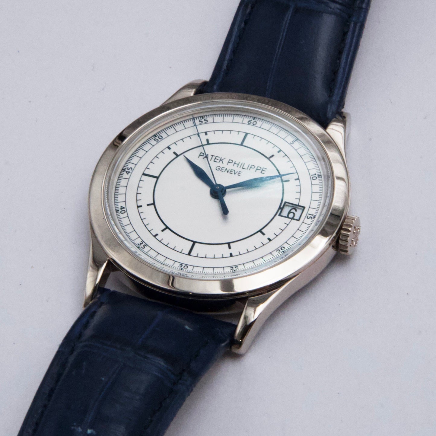 Patek Philippe Calatrava 5296G-001 Sector Dial Mens Watch With Papers - Watches