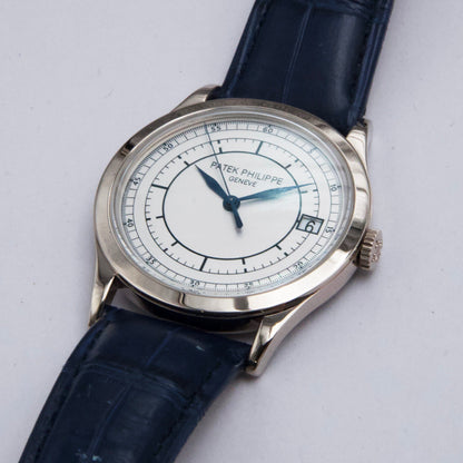 Patek Philippe Calatrava 5296G-001 Sector Dial Mens Watch With Papers - Watches