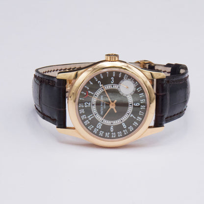 Patek Philippe Calatrava 6000R Brown Dial 18K Rose Gold Mens Watch - Watches