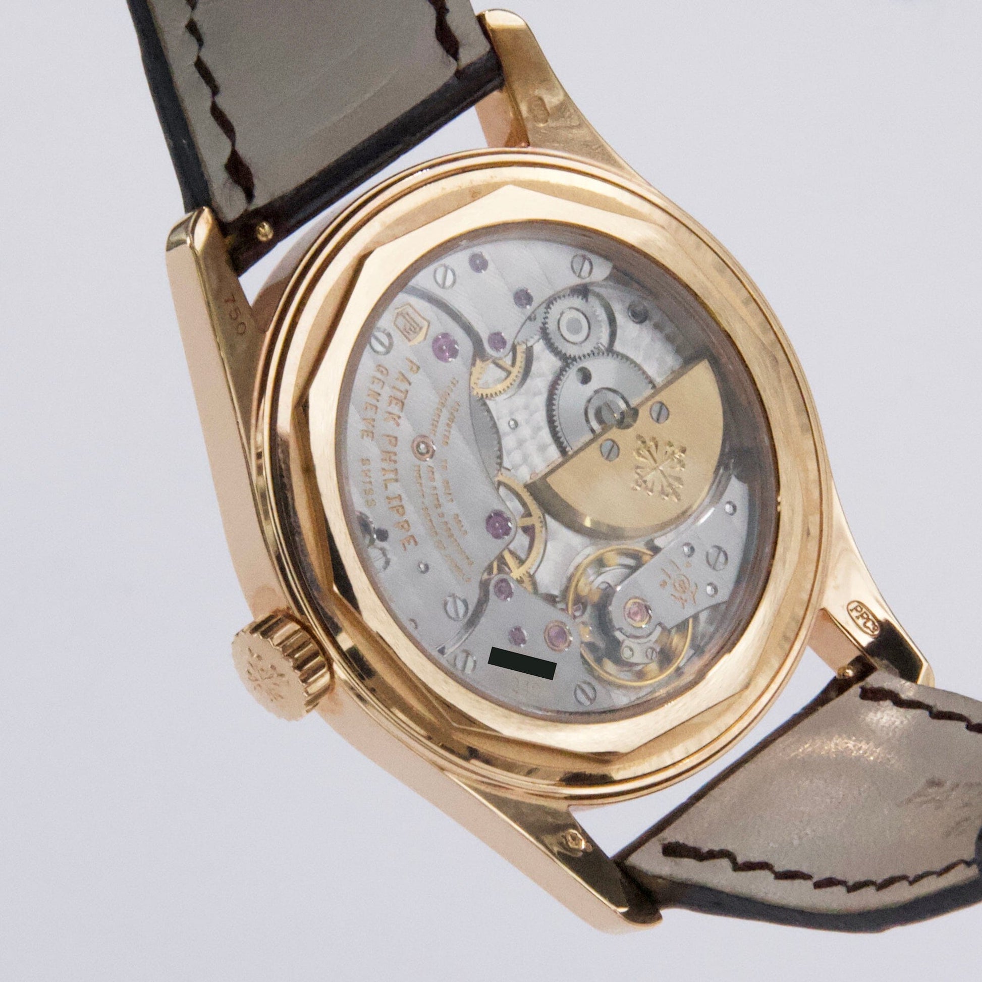 Patek Philippe Calatrava 6000R Brown Dial 18K Rose Gold Mens Watch - Watches