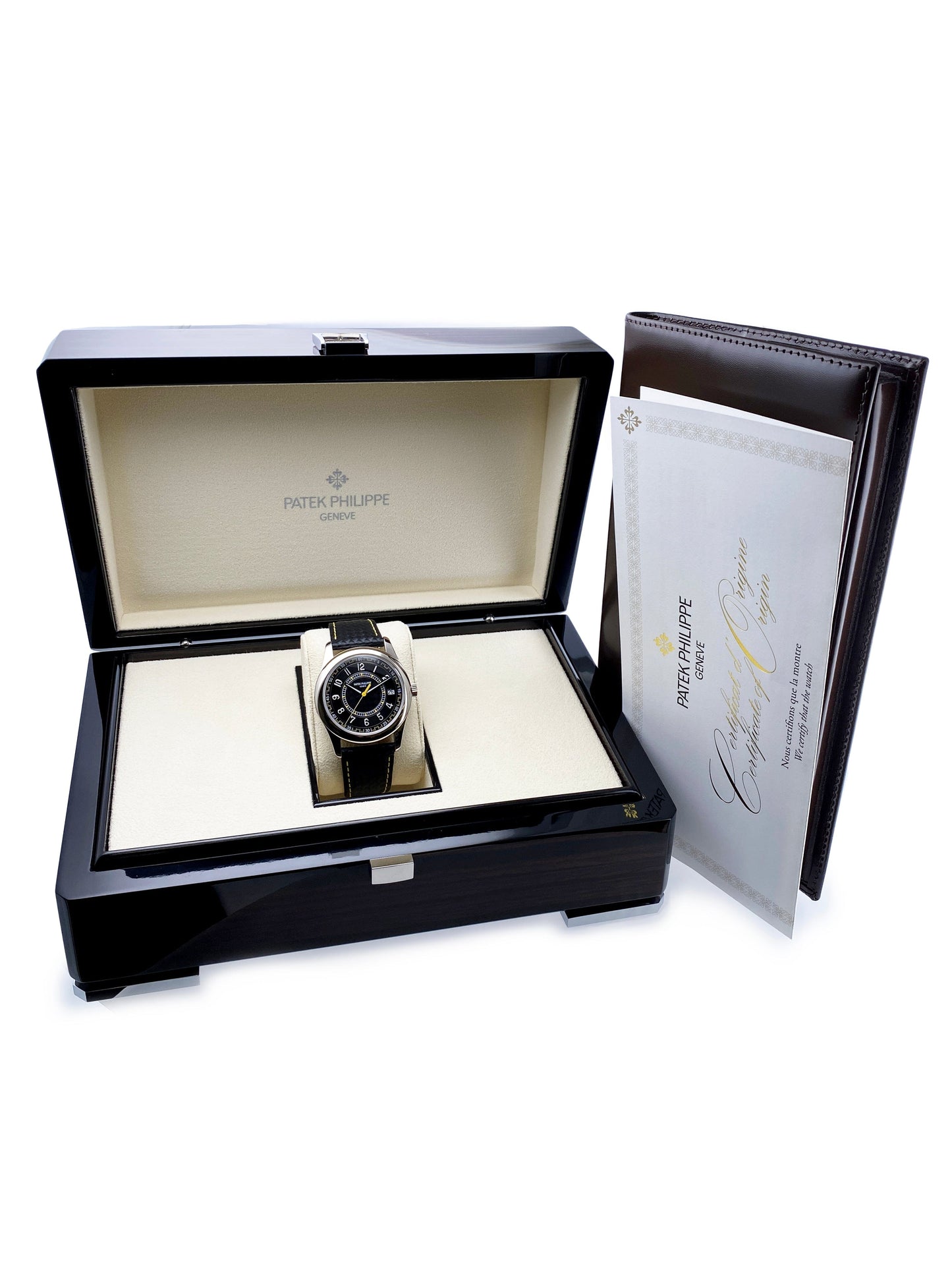 Patek Philippe Calatrava 6007G-001 Yellow Mens Watch Box Papers - Watches