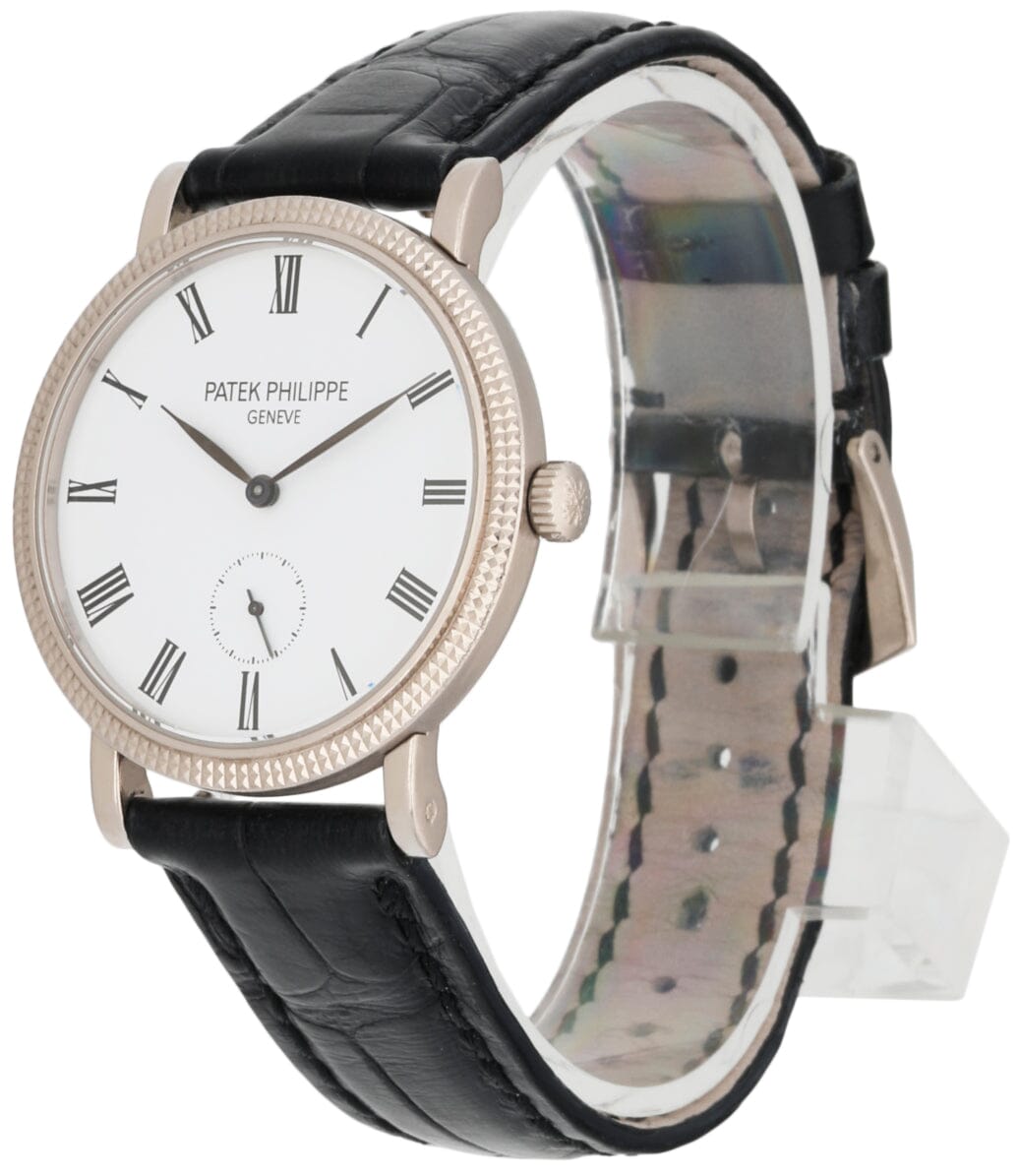 Patek Philippe Calatrava 7119G White Dial Ladies Watch Box Papers
