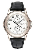 Patek Philippe Calatrava Travel Time 5134G 18K White Gold Mens Watch - Wristwatch
