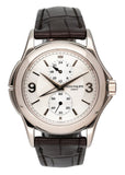 Patek Philippe Calatrava Travel Time 5134G 18K White Gold Mens Watch - Watches