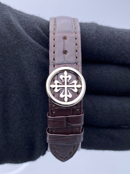 Patek Philippe Calatrava Travel Time 5134G 18K White Gold Mens Watch - Watches