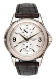 Patek Philippe Calatrava Travel Time 5134G 18K White Gold Mens Watch - Watches