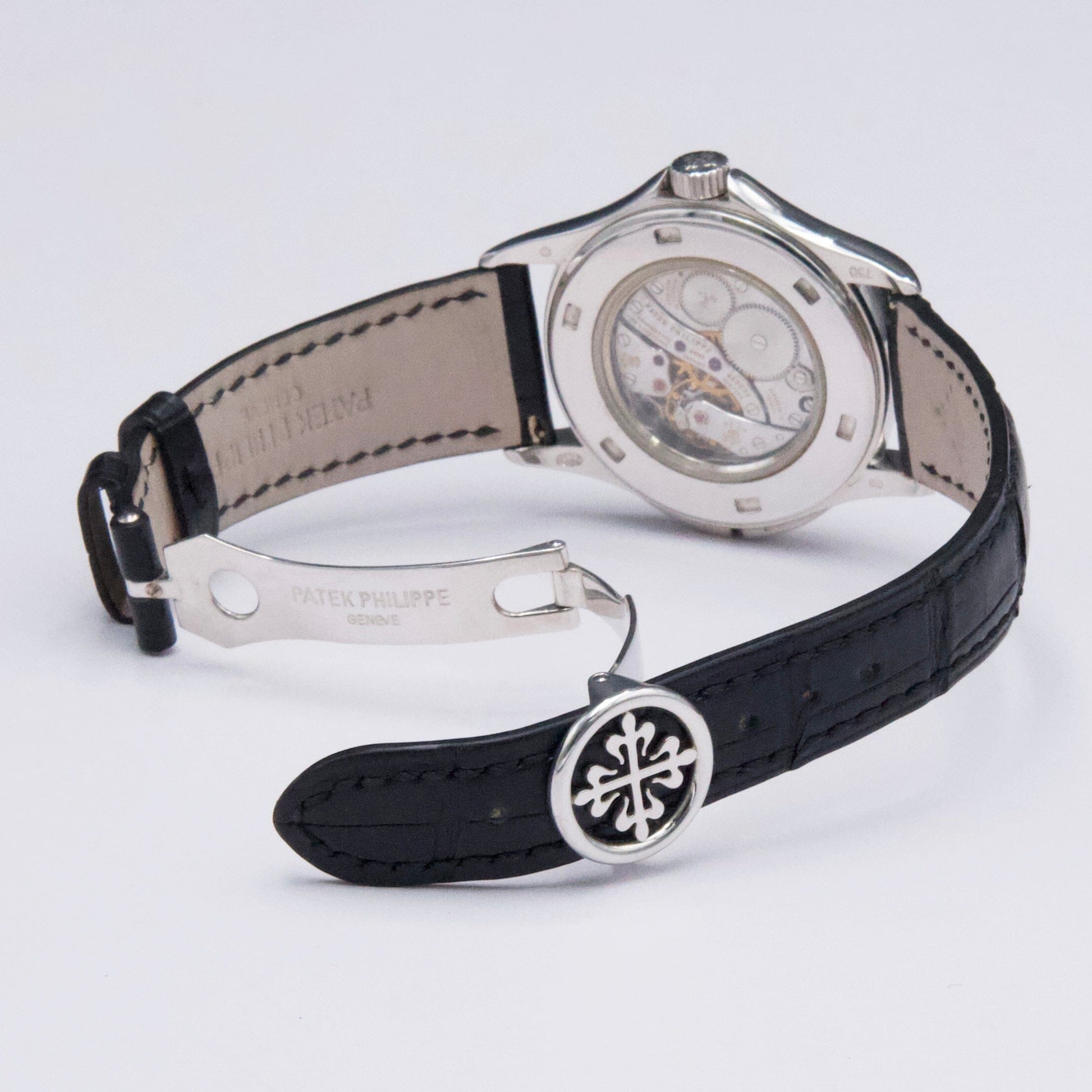 Patek Philippe Calatrava Travel Time 5134G 18K White Gold Mens Watch - Watches