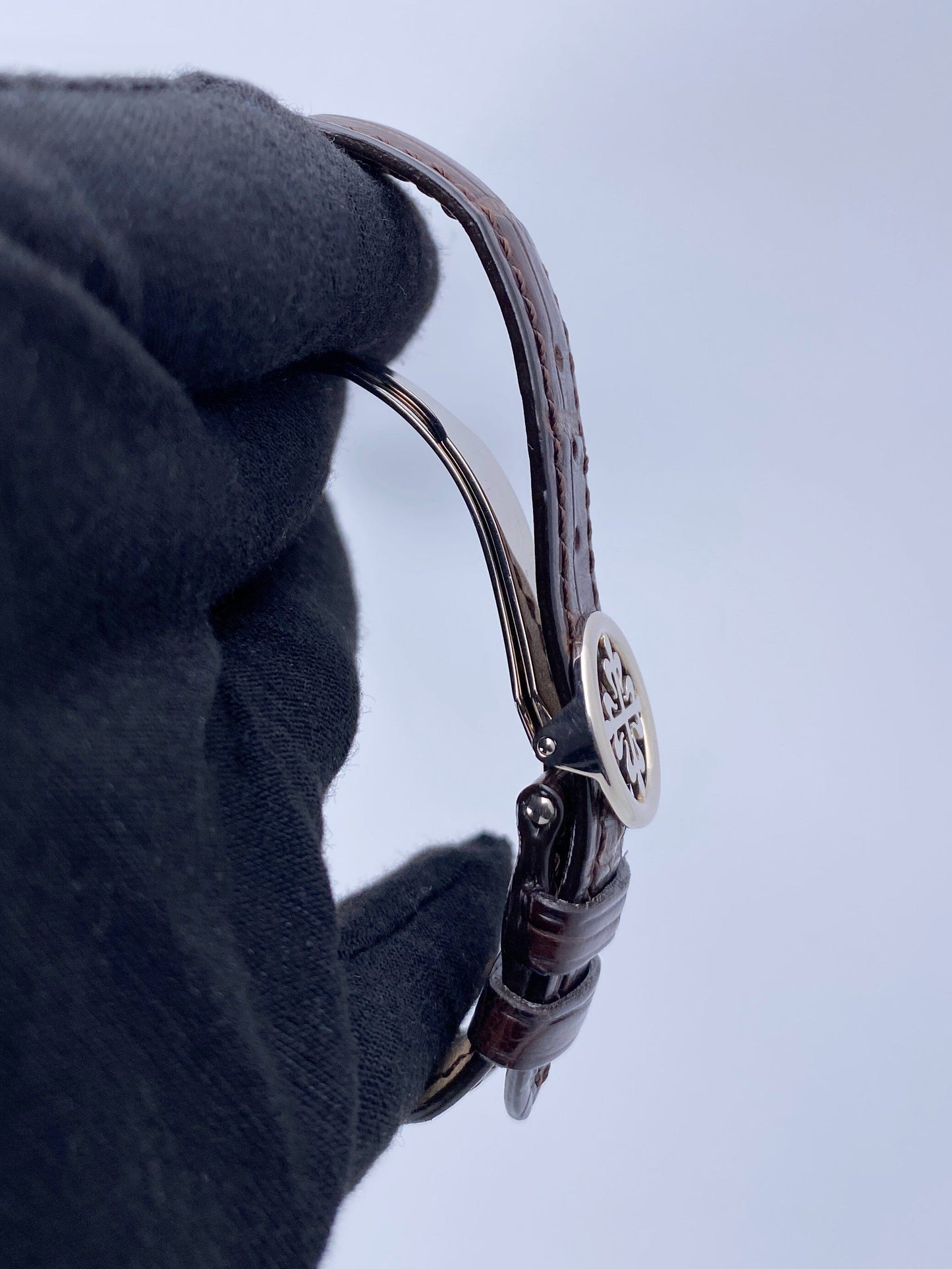 Patek Philippe Calatrava Travel Time 5134G 18K White Gold Mens Watch