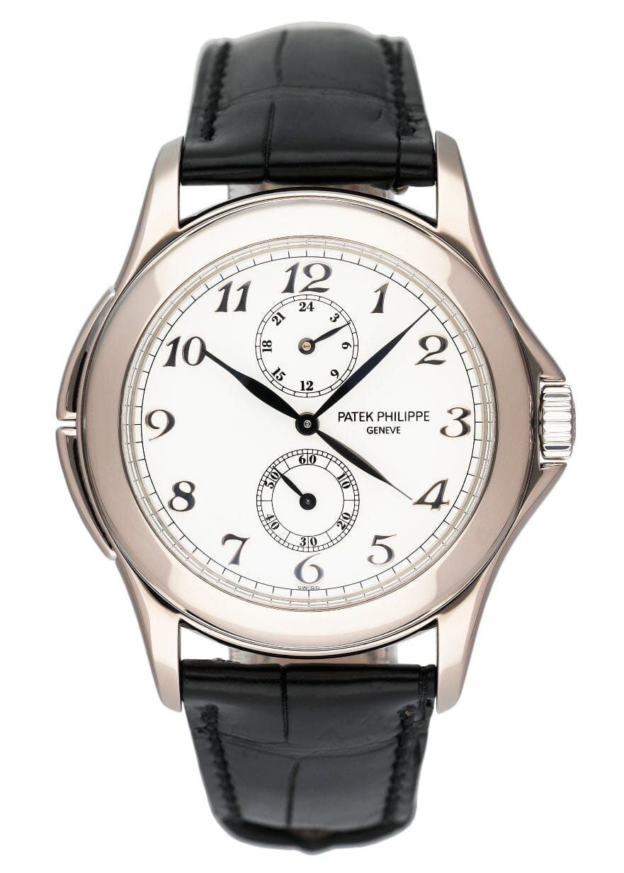 Patek Philippe Calatrava Travel Time 5134G Mens Watch Box Papers - Watches