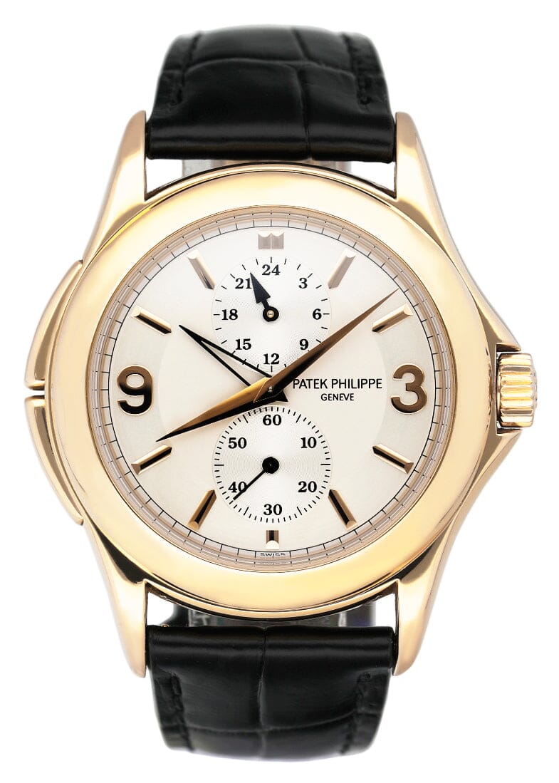 Patek Philippe Calatrava Travel Time 5134J Mens Watch Box Papers - Watches