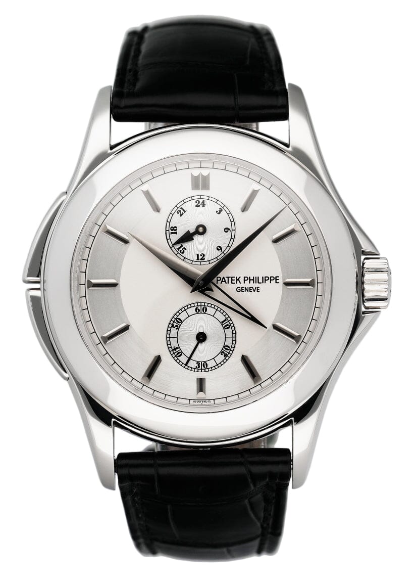 Patek Philippe Calatrava Travel Time 5134P Platinum Mens Watch - Virtual