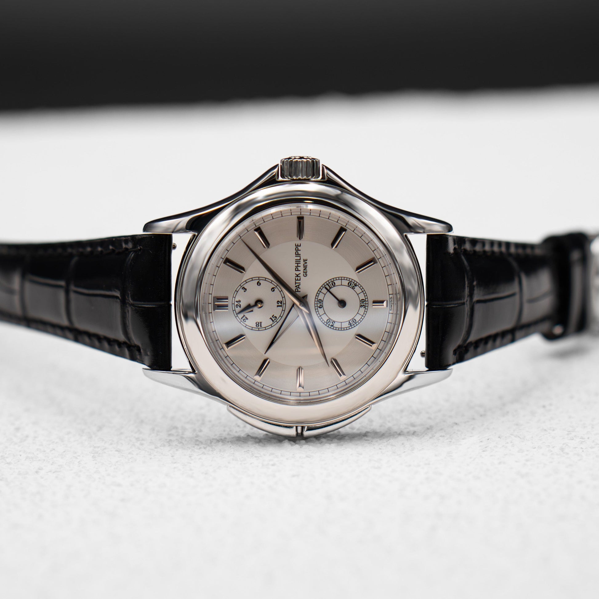 Patek Philippe Calatrava Travel Time 5134P Platinum Mens Watch - Virtual