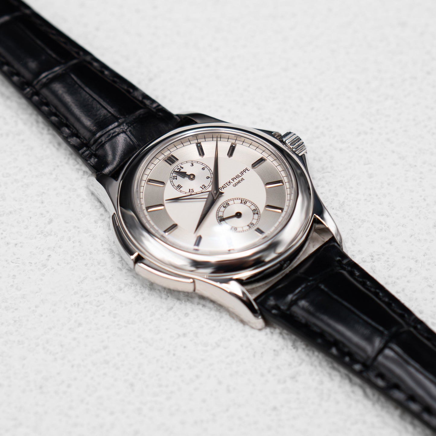 Patek Philippe Calatrava Travel Time 5134P Platinum Mens Watch - Virtual