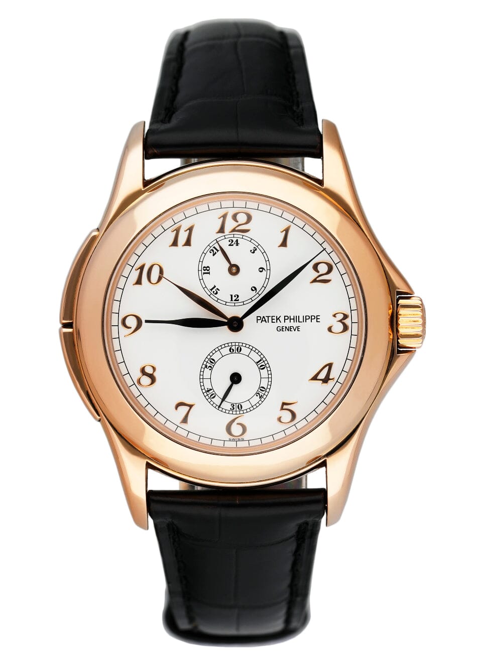 Patek Philippe Calatrava Travel Time 5134R Mens Watch Box Papers - Wristwatch
