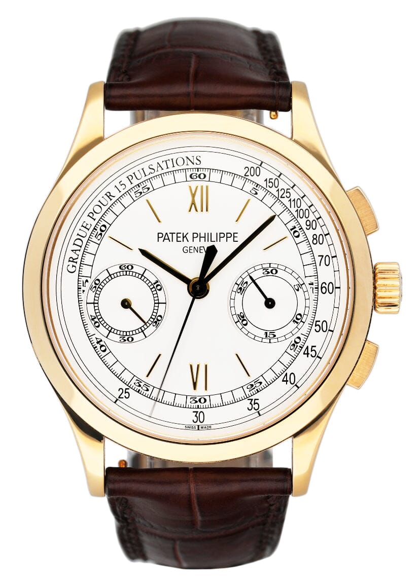 Patek Philippe Chronograph 5170J Silver Dial Mens Watch Box Papers - Watches