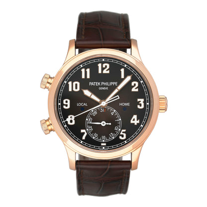 Patek Philippe Complication 5524R Calatrava Pilot Travel Time Watch Box Papers