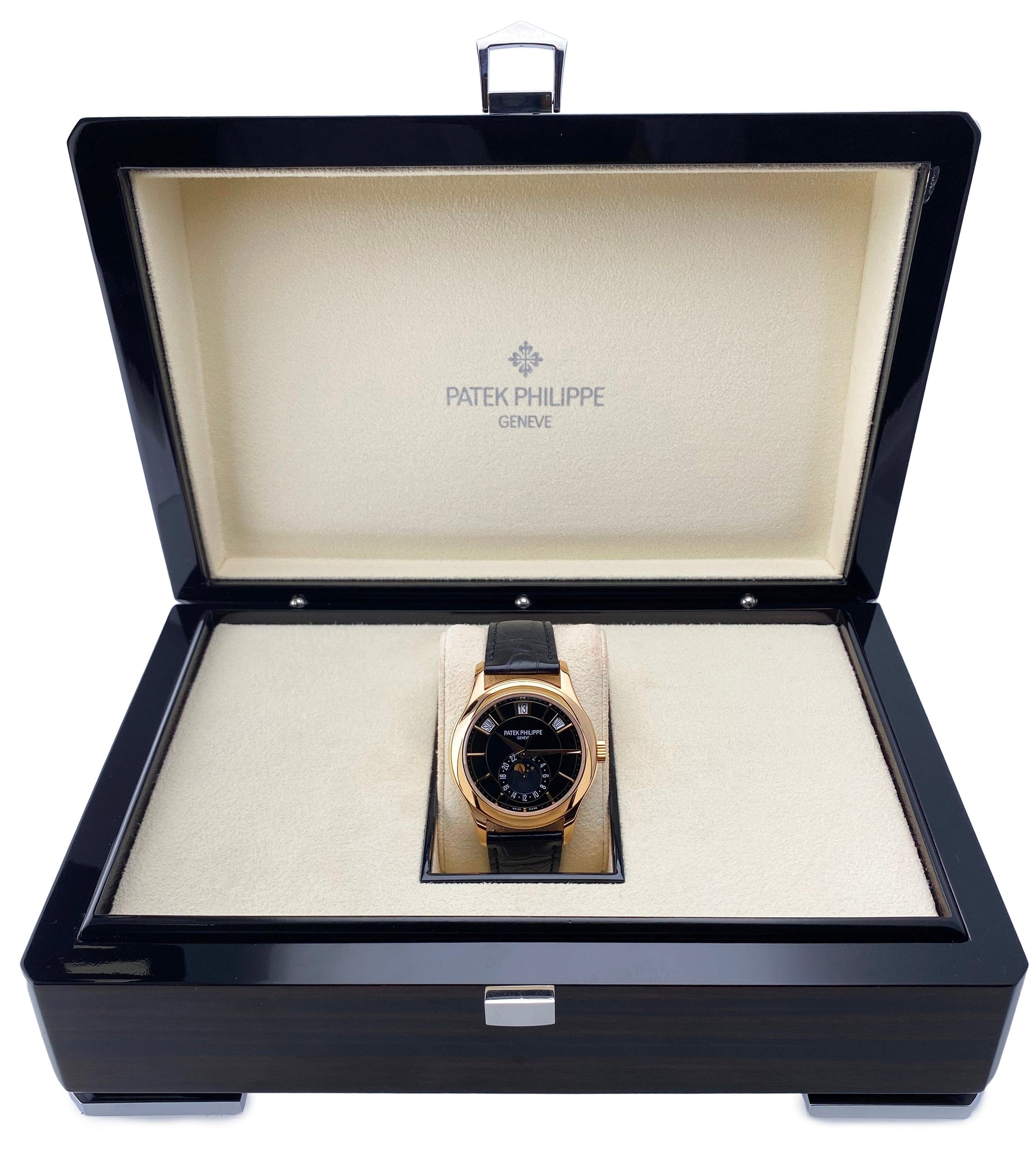 Patek Philippe Complications 5205R Black Dial Box Papers - Watches