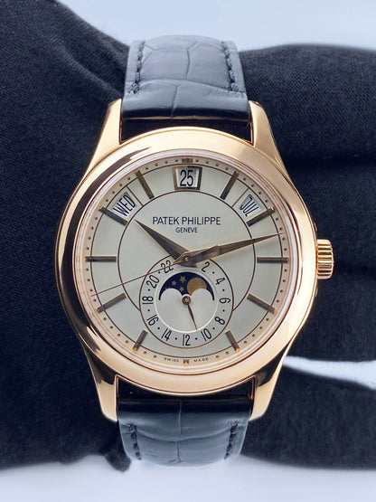 Patek Philippe Complications 5205R Silver Dial Mens Watch Box Papers - Watches