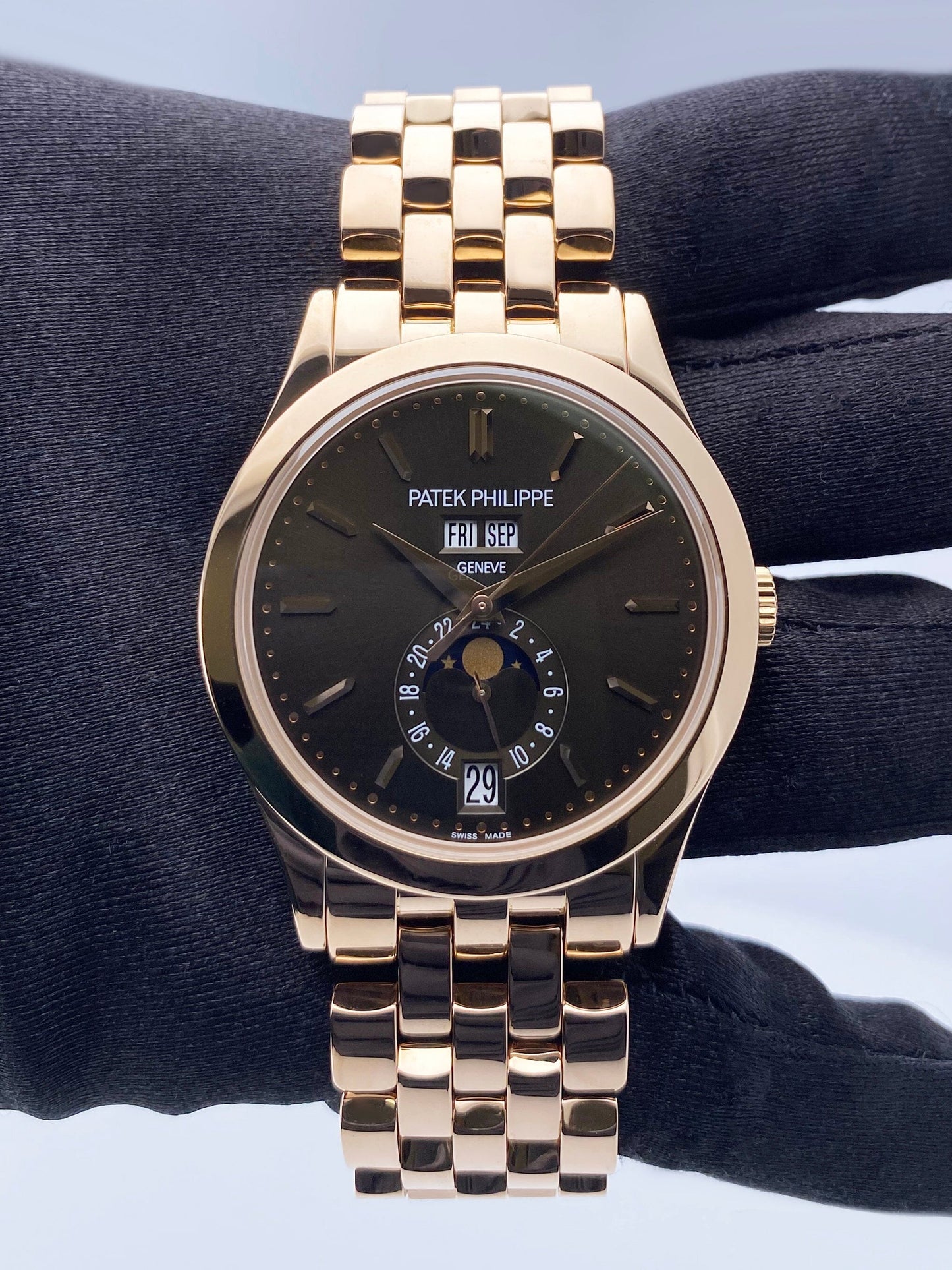 Patek Philippe Complications 5396/1R Brown Dial Mens Watch Box Papers - Watches