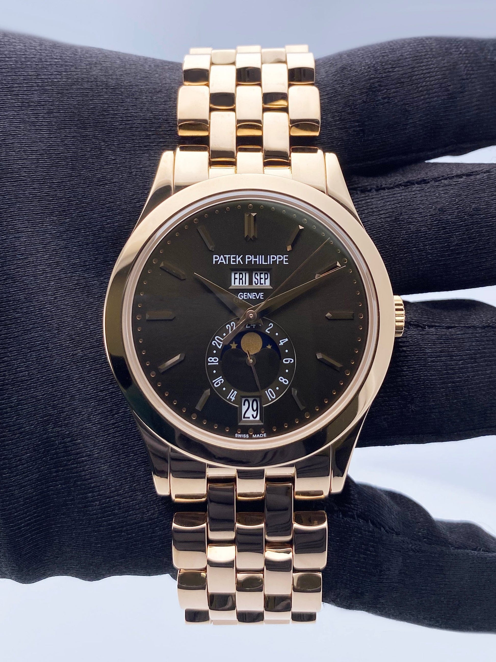 Patek Philippe Complications 5396/1R Brown Dial Mens Watch Box Papers - Watches